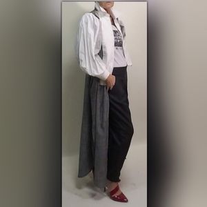 Verity Original man tailored tuxedo duster shirt